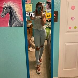 I wore it once to a concert, washed it then didn’t put it back on.